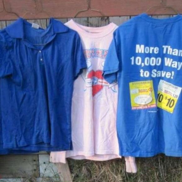 Cupid's Helpers STOP In The Name Of Love Kroger Floral Small Long Sleeve Shirt - Picture 15 of 15